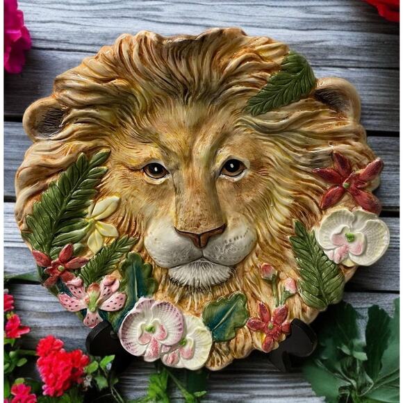 Fitz and Floyd Classics Serengeti Collection Canape or Hanging Decorative Plate - Picture 1 of 10